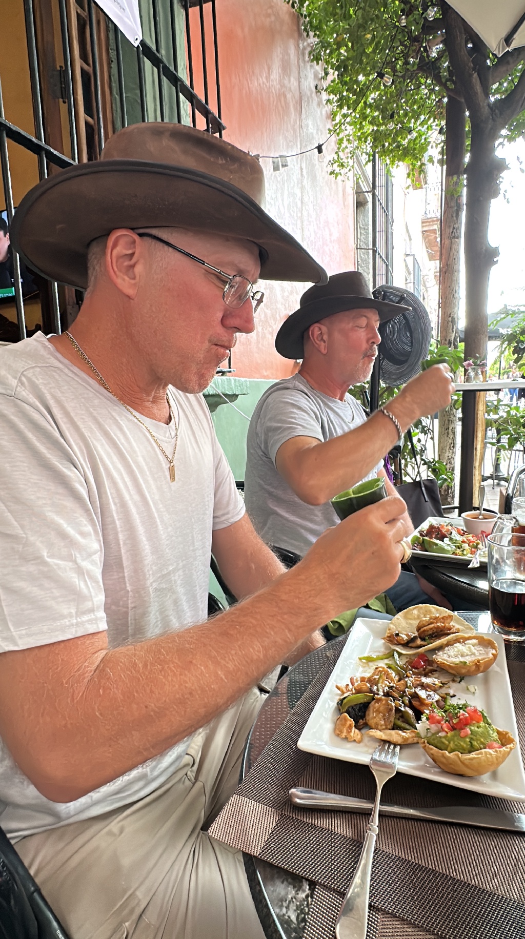 2025/06(June)/Tequila-Mexico-City-with-Seeleys/1024x768_2025-06-15-Mexico-004-Tlaquepaque-Fathers-Day-Shot-at-lunch-Travis-Mike.JPG
