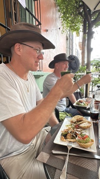 2025-06-15-Mexico-002-Tlaquepaque-Fathers-Day-Shot-at-lunch-Travis-Mike.JPG