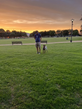 2023-05-16-Dallas-01-Travis-Blaze-sunset.JPG