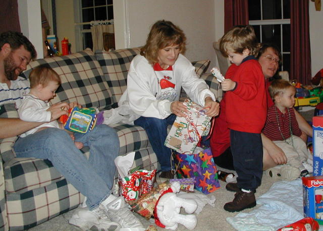 2000-12-10-Kids-Xmas-Xchange-Walter-Erica-Kim-Jim-Michelle-Patrick-10.JPG